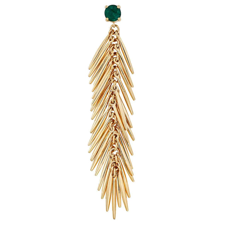 Dangling Grass Drop Earrings - Grass - Ileana Makri