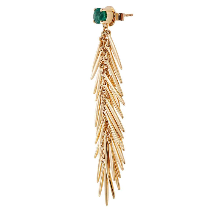 Dangling Grass Drop Earrings - Grass - Ileana Makri