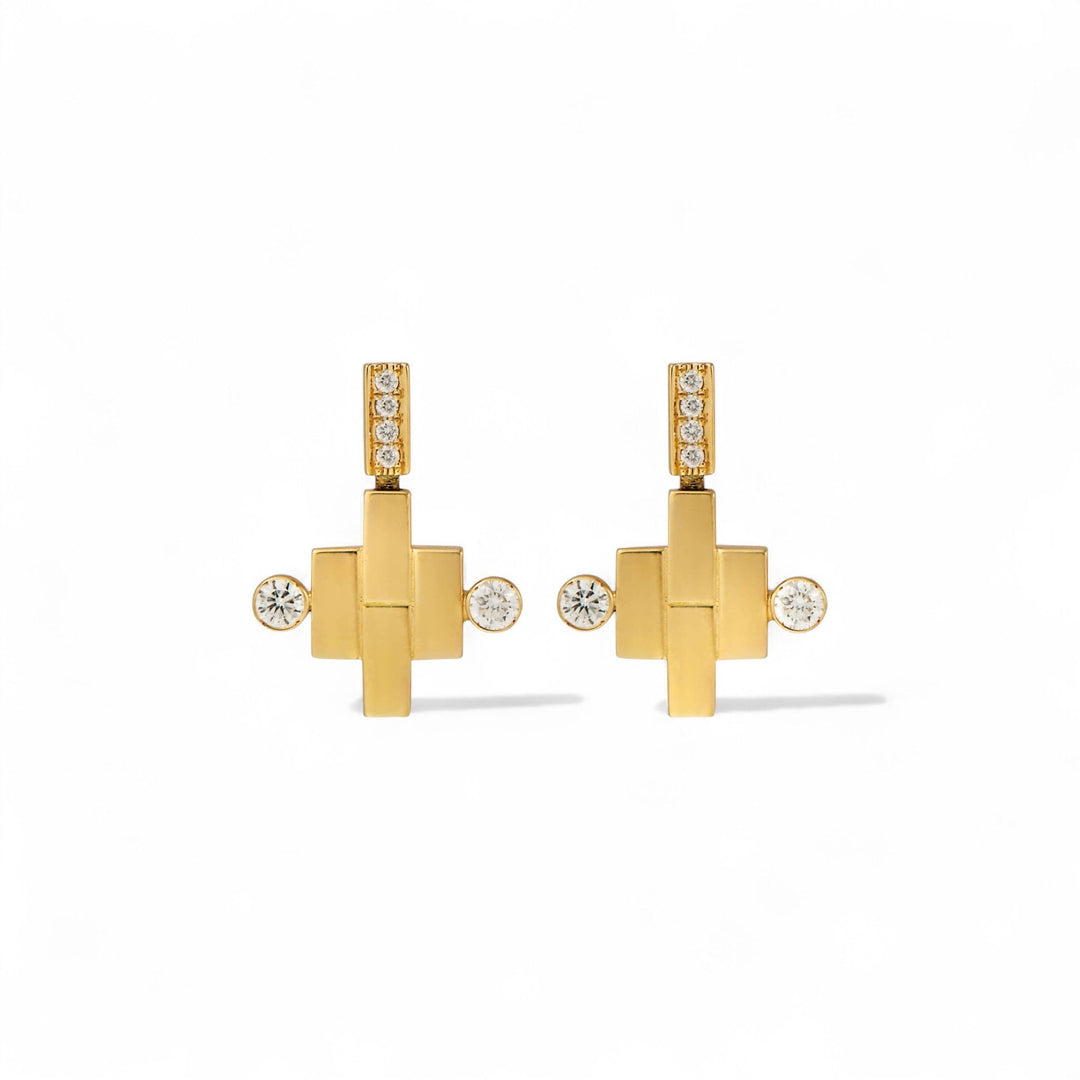 Dangling Pond Earrings Y - D - Cascade - Ileana Makri