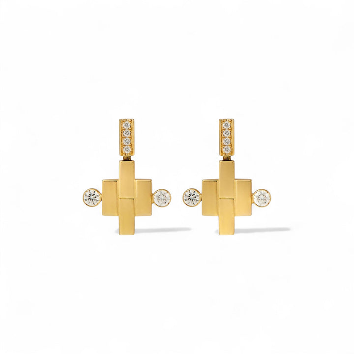 Dangling Pond Earrings Y - D - Cascade - Ileana Makri