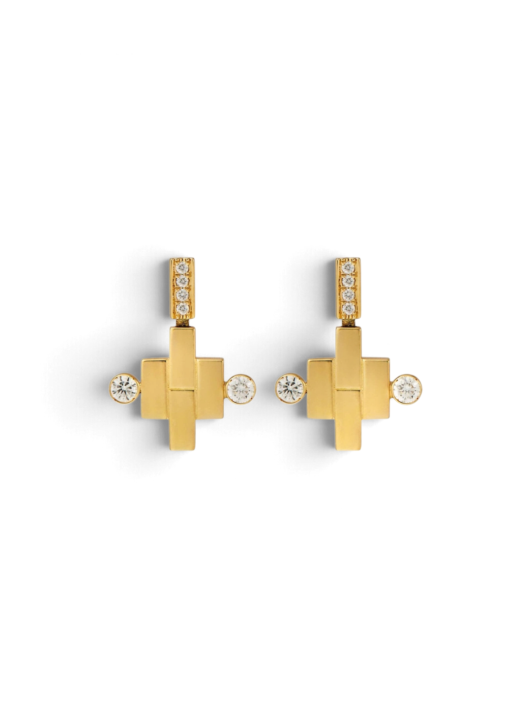 Dangling Pond Earrings Y - D - Cascade - Ileana Makri