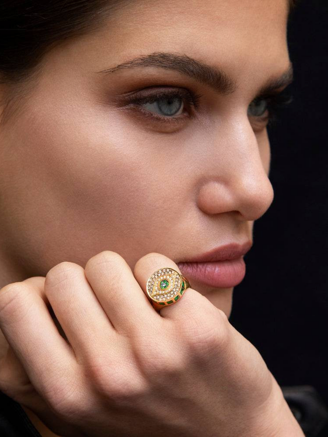 Dawn Candy Chevalier Ring Y - D - Em - Gem Candy - Ileana Makri
