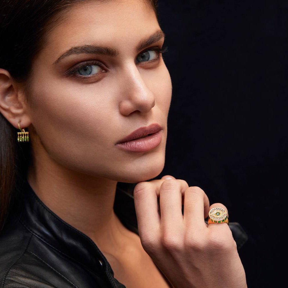 Dawn Candy Chevalier Ring Y - D - Em - Gem Candy - Ileana Makri