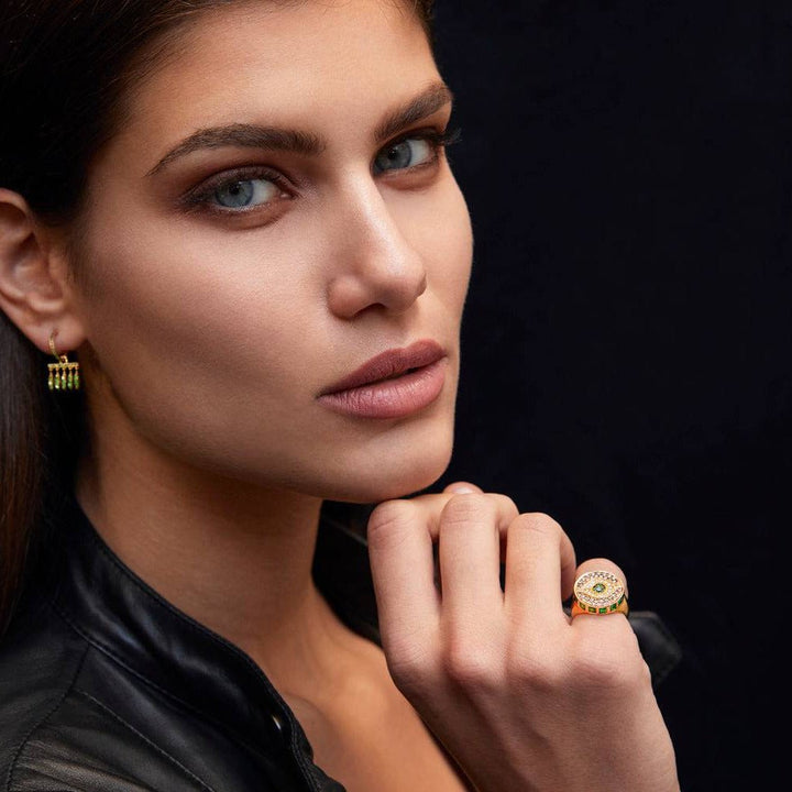 Dawn Candy Chevalier Ring Y - D - Em - Gem Candy - Ileana Makri