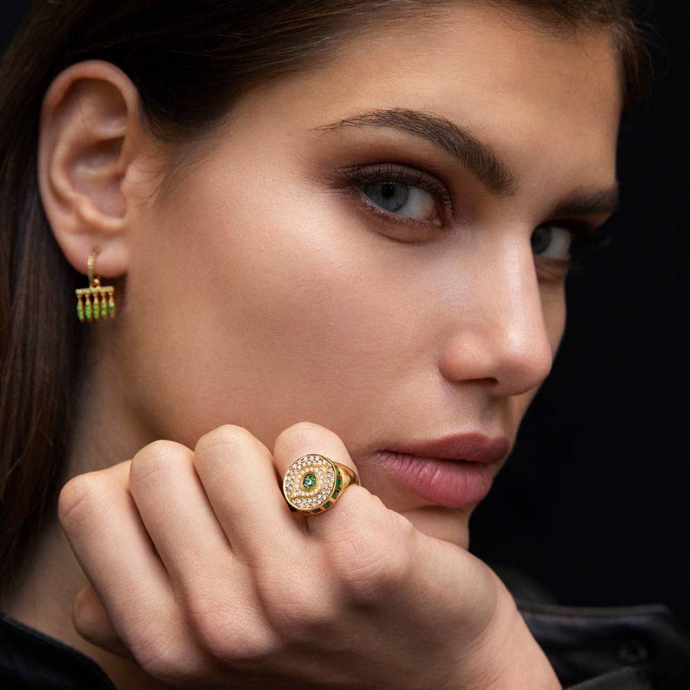 Dawn Candy Chevalier Ring Y - D - Em - Gem Candy - Ileana Makri