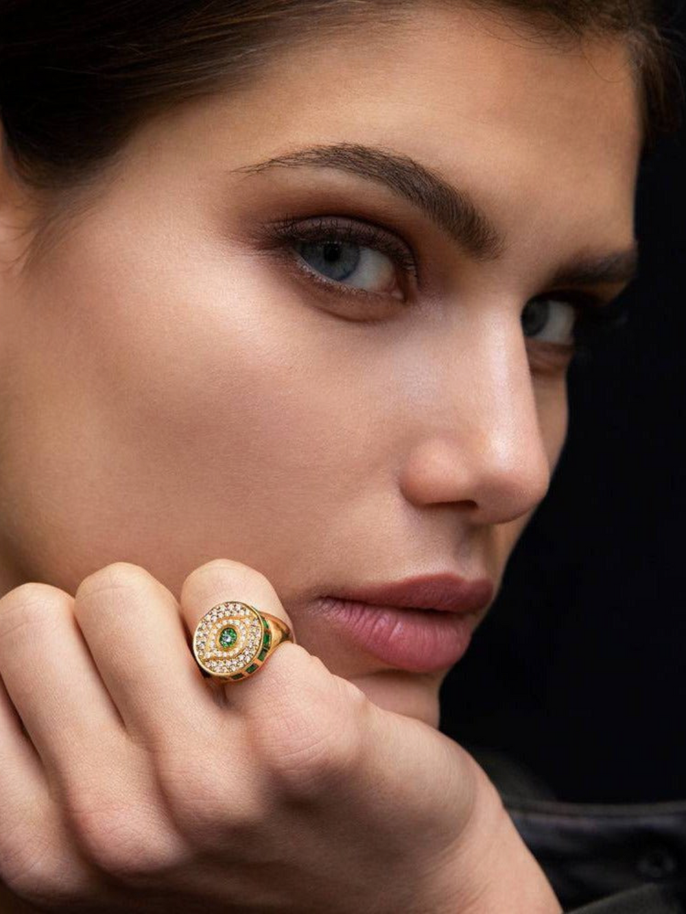 Dawn Candy Chevalier Ring Y - D - Em - Gem Candy - Ileana Makri