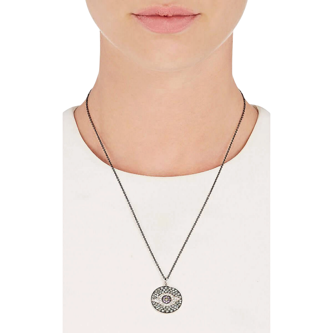 Dawn Pendant Aurora Sapphires - EVIL EYE - Ileana Makri