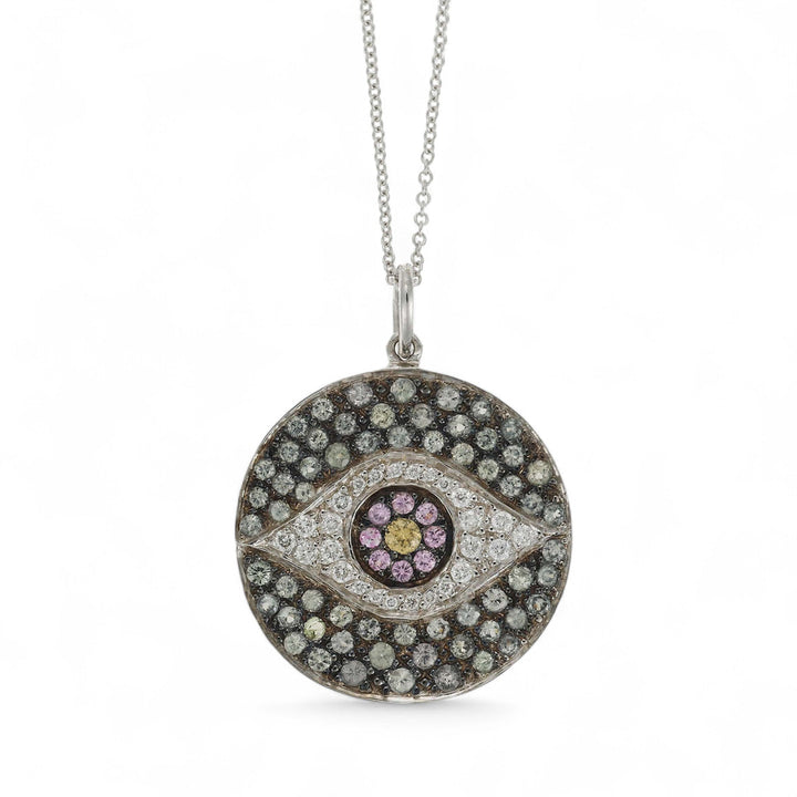 Dawn Pendant Aurora Sapphires - EVIL EYE - Ileana Makri
