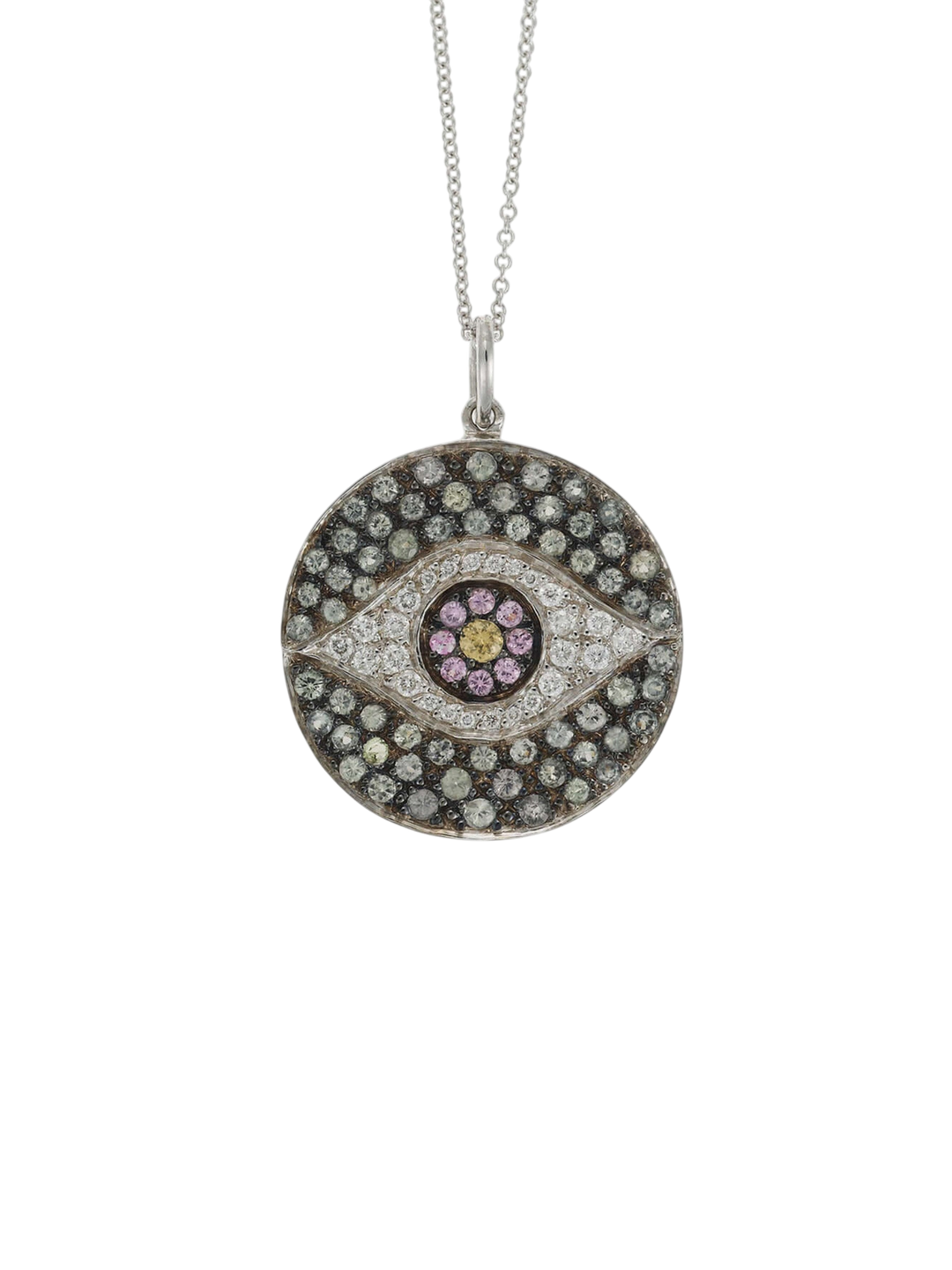 Dawn Pendant Aurora Sapphires - EVIL EYE - Ileana Makri
