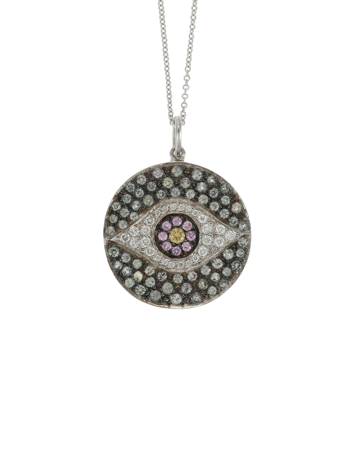 Dawn Pendant Aurora Sapphires - EVIL EYE - Ileana Makri