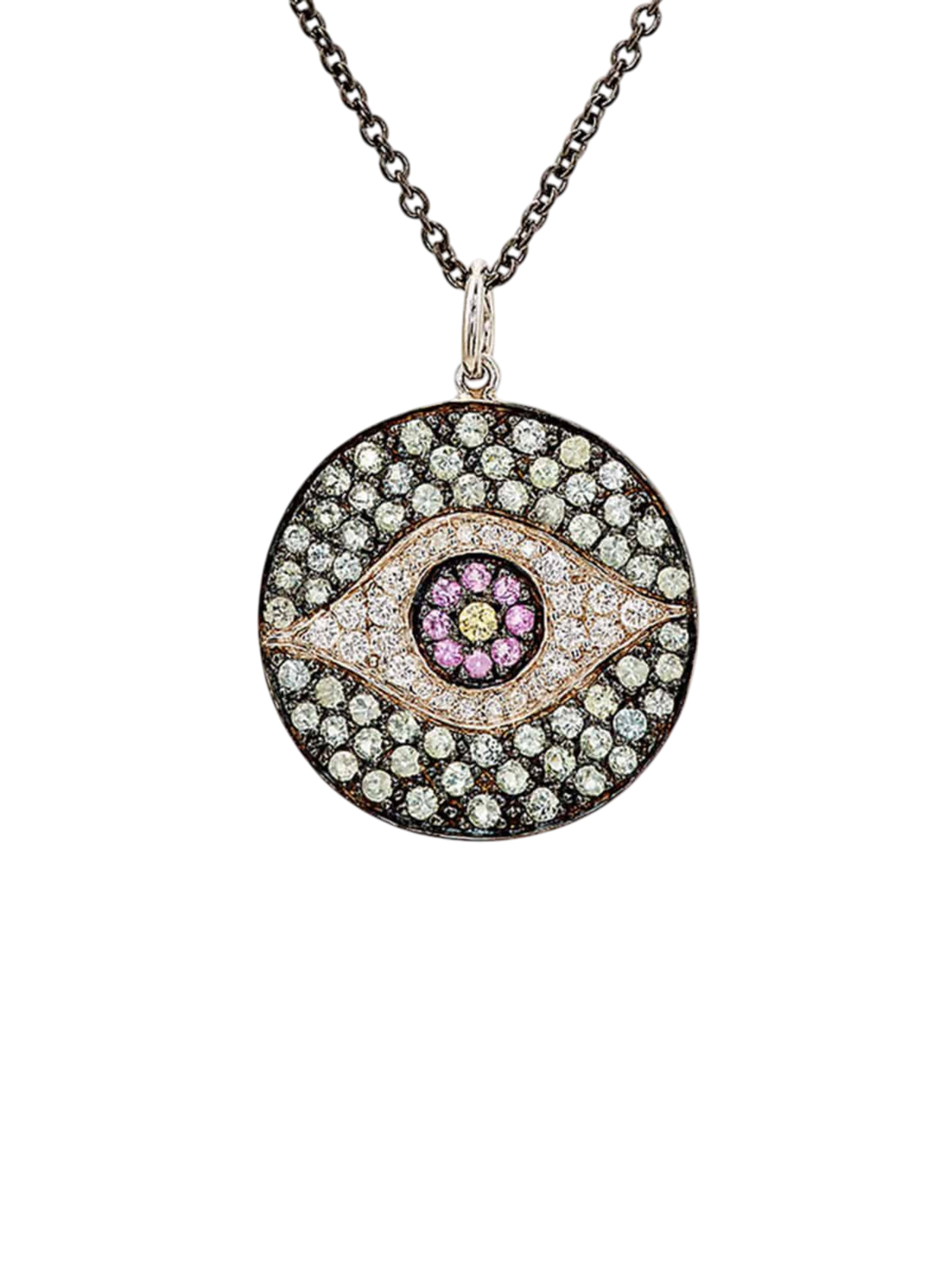 Dawn Pendant Aurora Sapphires - EVIL EYE - Ileana Makri