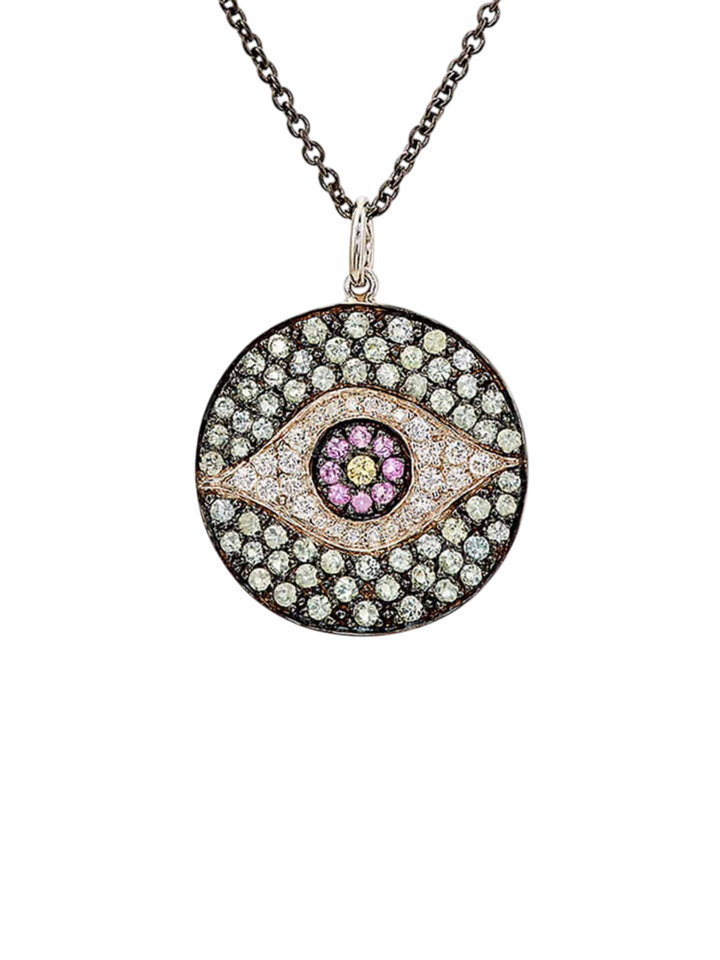 Dawn Pendant Aurora Sapphires - EVIL EYE - Ileana Makri