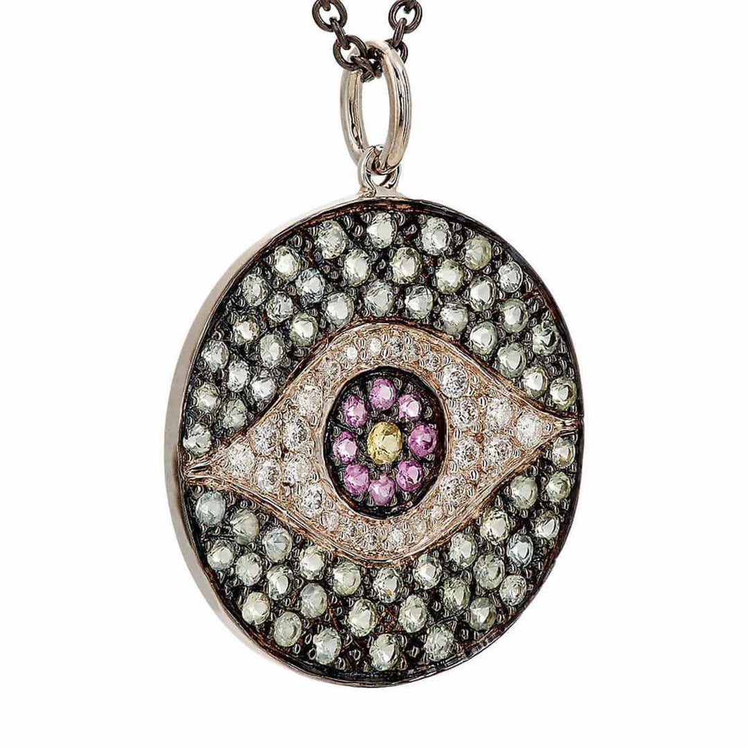 Dawn Pendant Aurora Sapphires - EVIL EYE - Ileana Makri