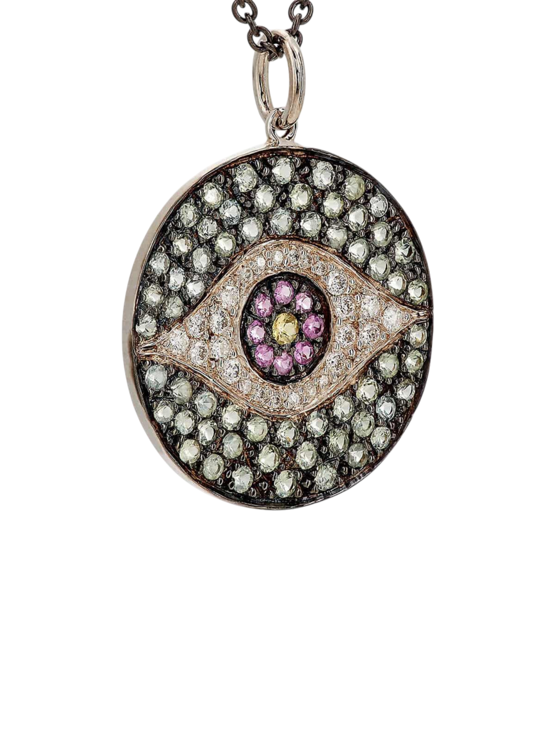 Dawn Pendant Aurora Sapphires - EVIL EYE - Ileana Makri