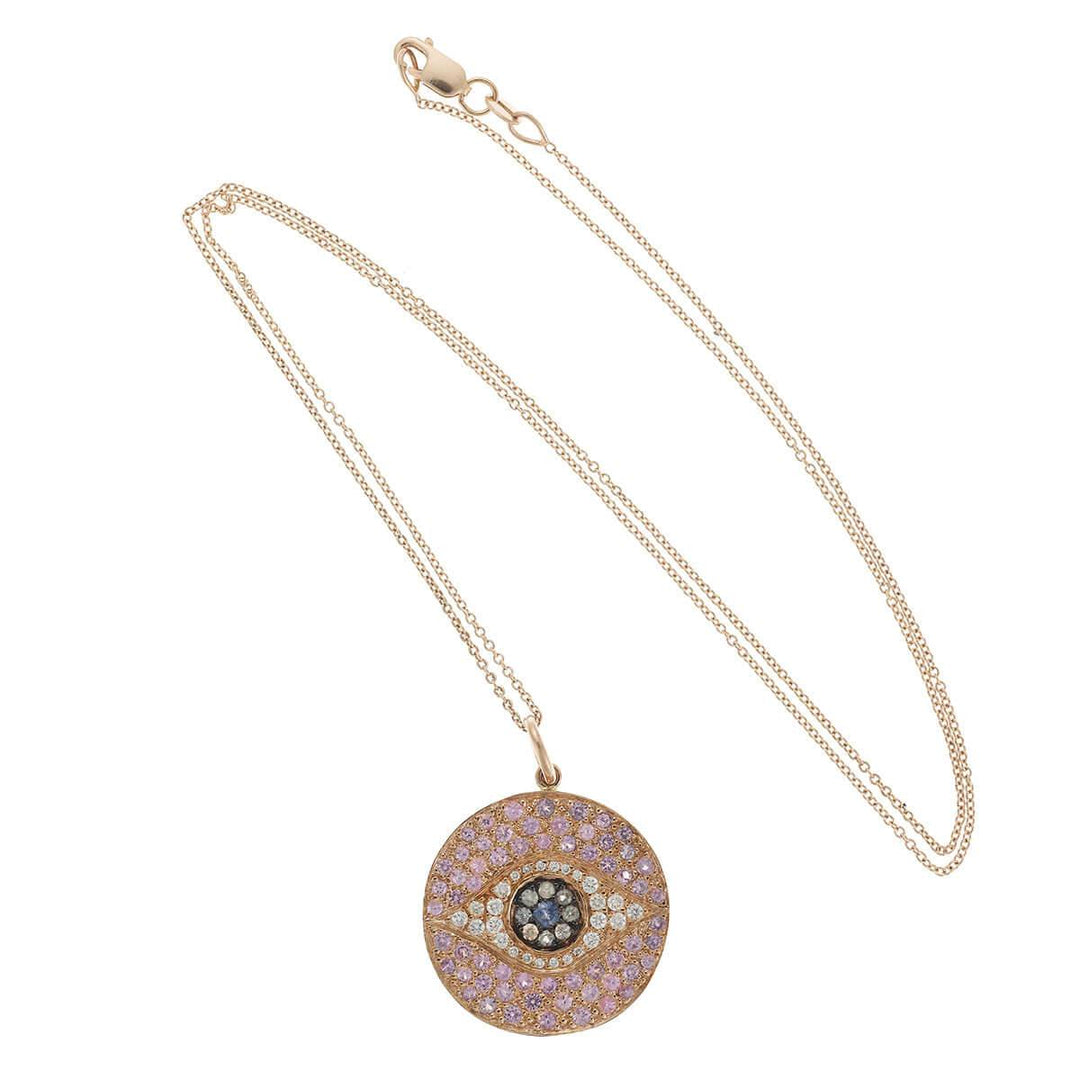 Dawn Pendant Blush Aurora - EVIL EYE - Ileana Makri