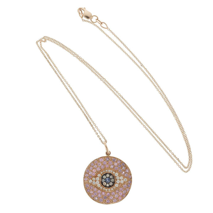 Dawn Pendant Blush Aurora - EVIL EYE - Ileana Makri