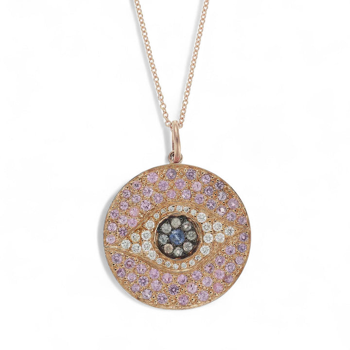 Dawn Pendant Blush Aurora - EVIL EYE - Ileana Makri