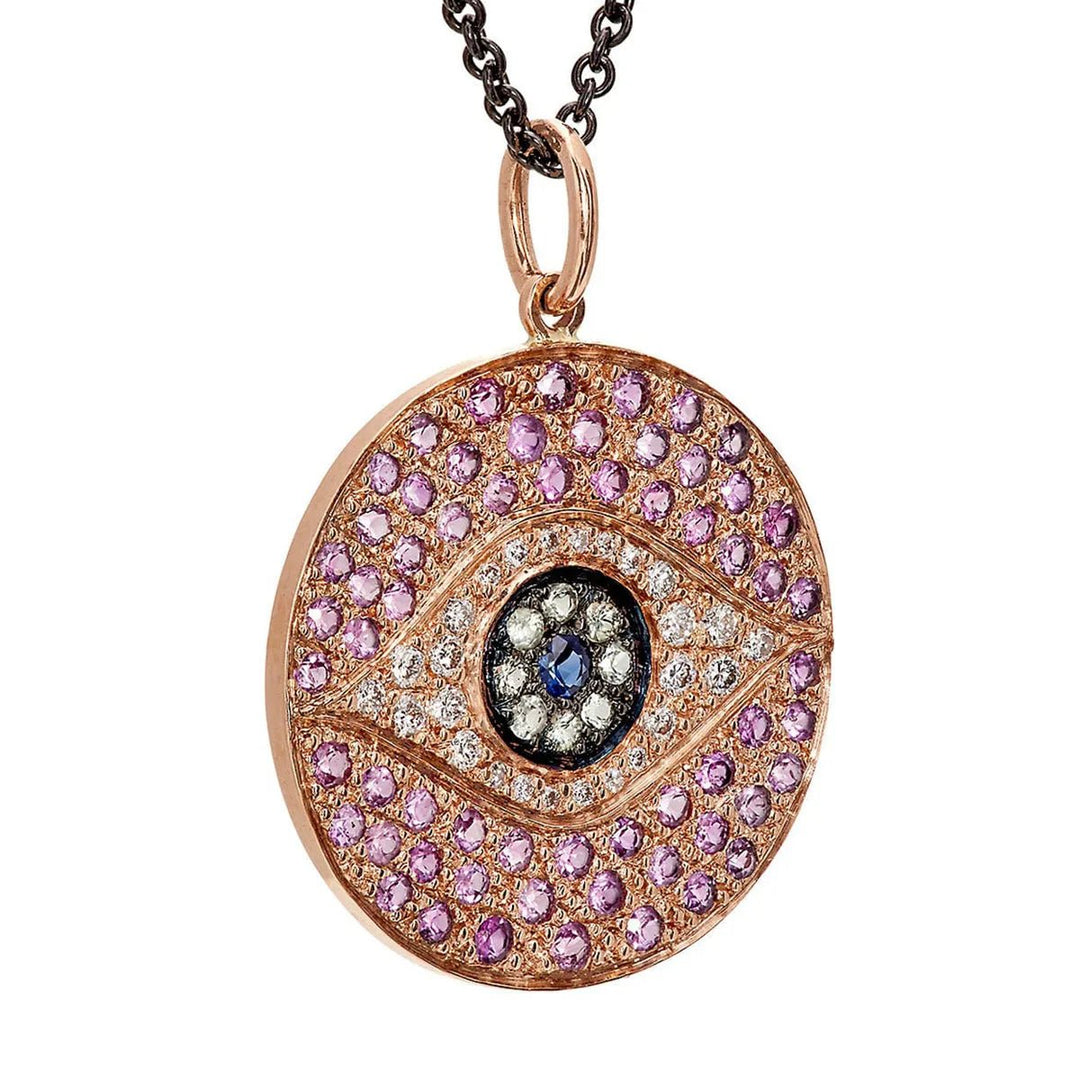 Dawn Pendant Blush Aurora - EVIL EYE - Ileana Makri