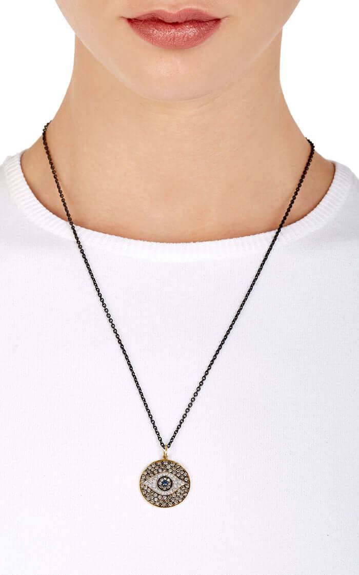 Dawn Pendant Champagne Aura - EVIL EYE - Ileana Makri