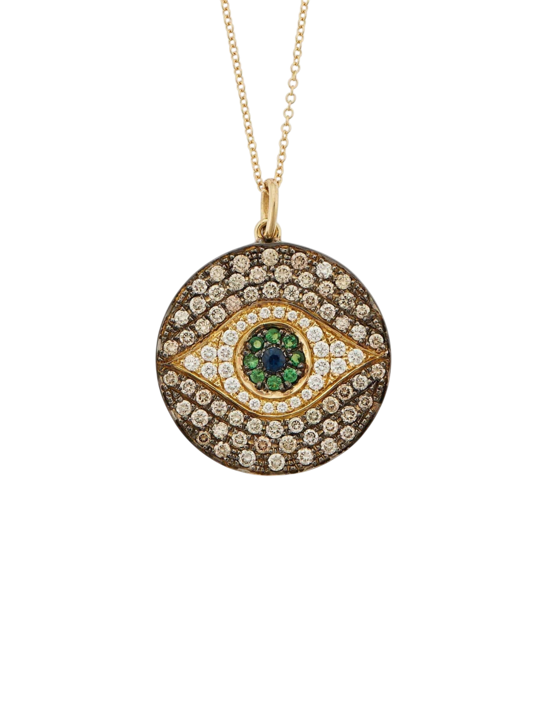 Dawn Pendant Champagne Glow - EVIL EYE - Ileana Makri