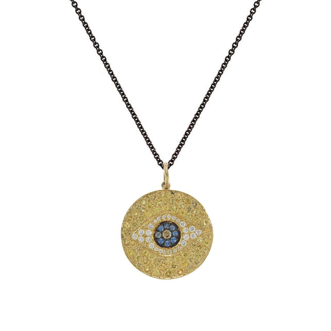 Dawn Pendant Golden Horizon - EVIL EYE - Ileana Makri