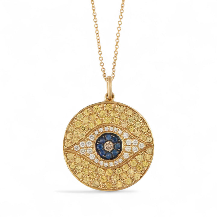 Dawn Pendant Golden Horizon - EVIL EYE - Ileana Makri
