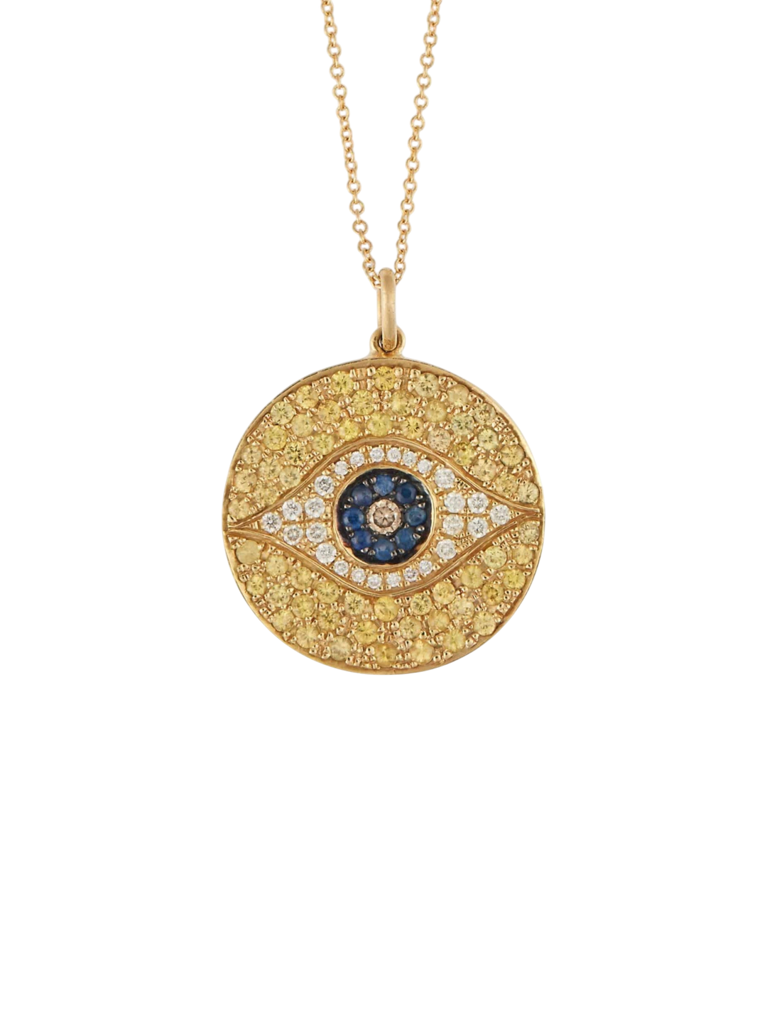 Dawn Pendant Golden Horizon - EVIL EYE - Ileana Makri