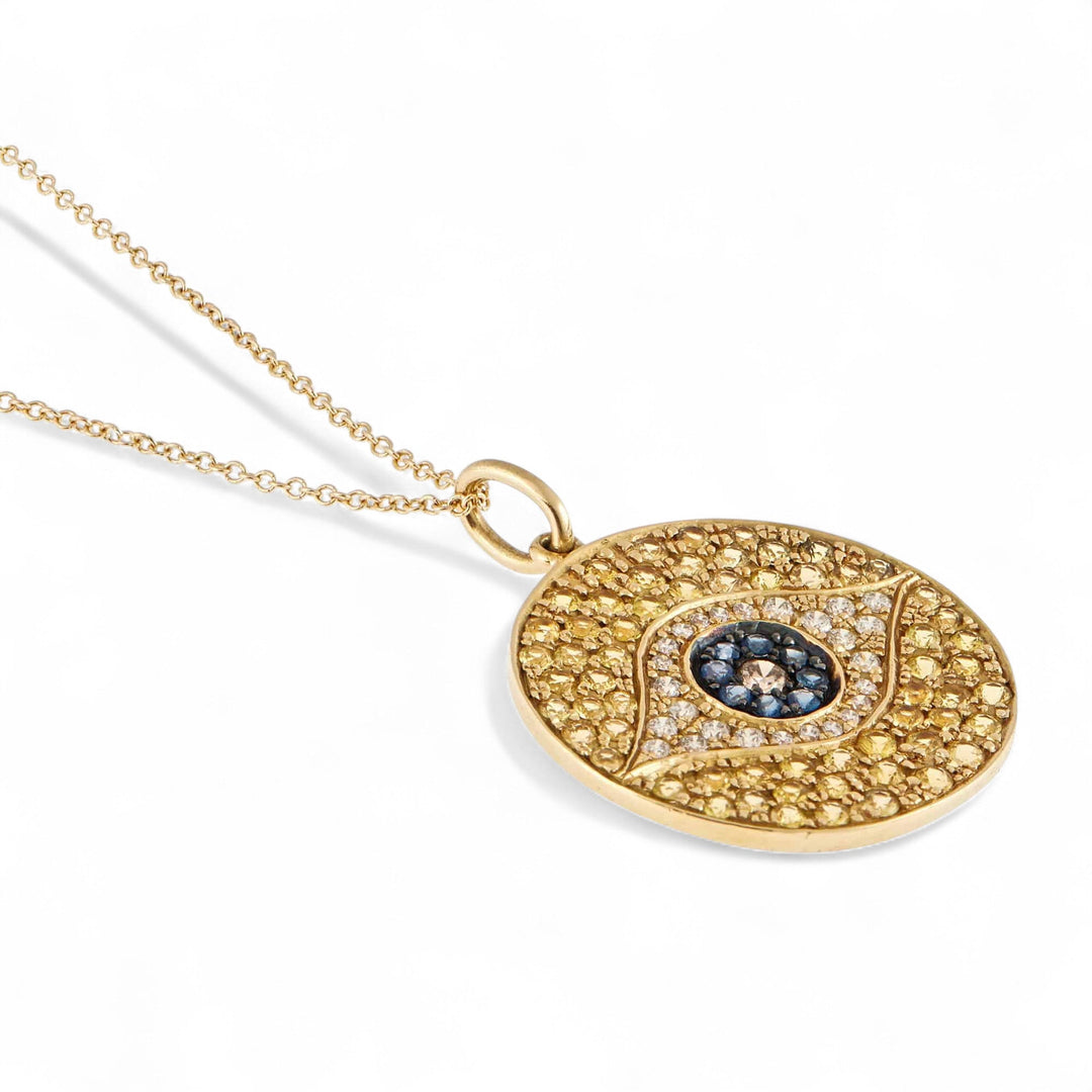 Dawn Pendant Golden Horizon - EVIL EYE - Ileana Makri