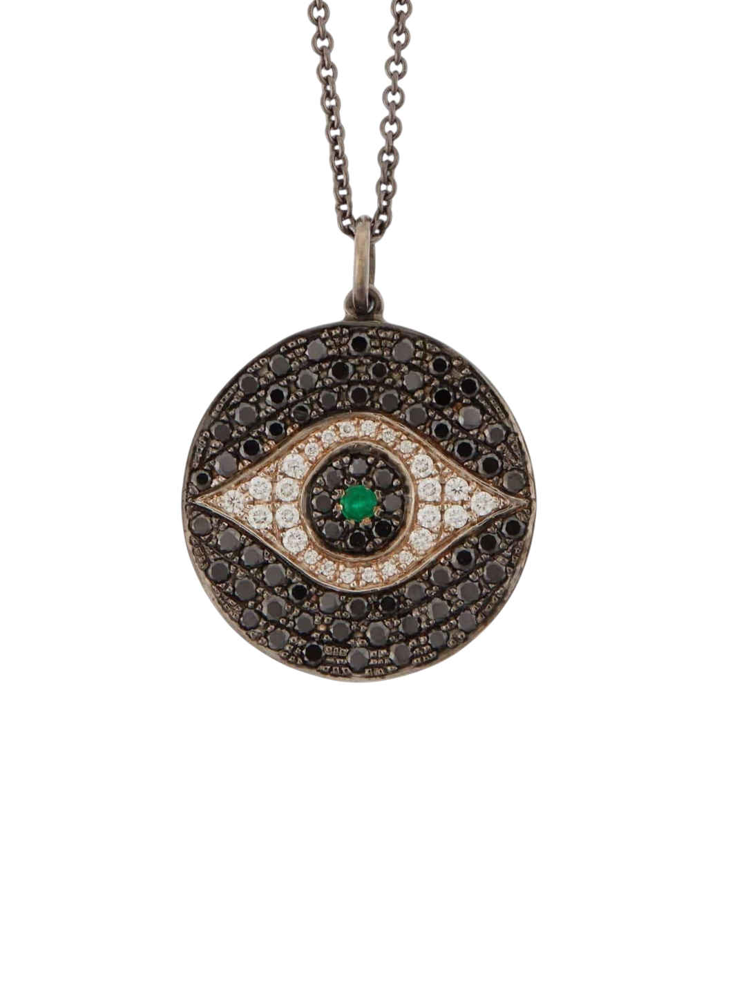 Dawn Pendant Noir - EVIL EYE - Ileana Makri