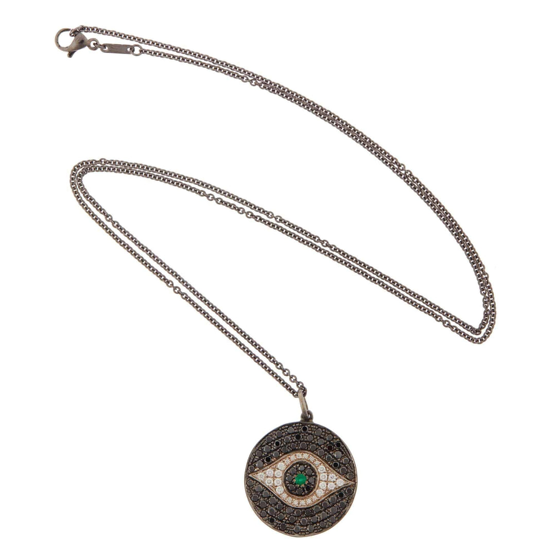 Dawn Pendant Noir - EVIL EYE - Ileana Makri