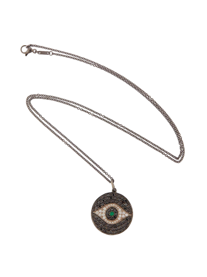 Dawn Pendant Noir - EVIL EYE - Ileana Makri