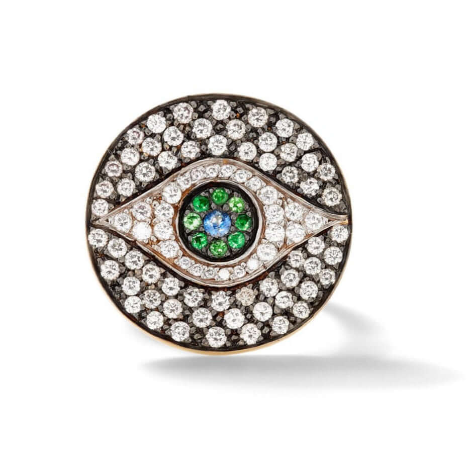 Dawn Ring Y-Oxs-Chd-D-Ts-Bs - Evil Eye - Ileana Makri store