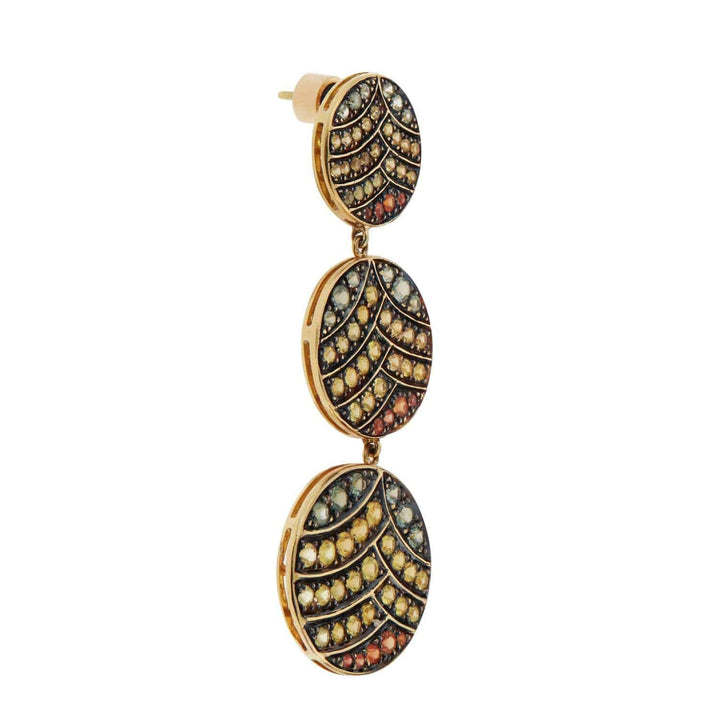 Deco Life Triple Drop Earrings - Deco - Ileana Makri