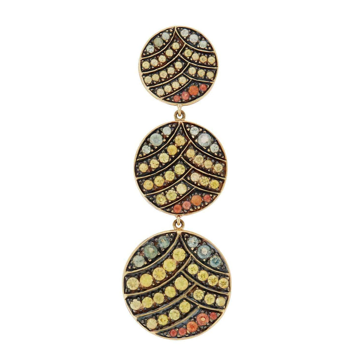 Deco Life Triple Drop Earrings - Deco - Ileana Makri