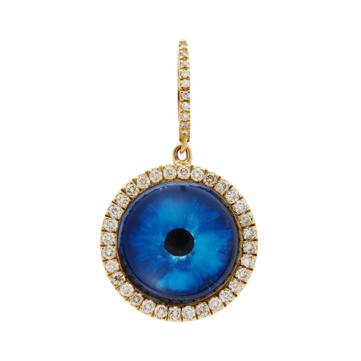 Deep Blue Eye Earrings L - EVIL EYE - Ileana Makri