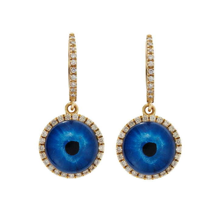 Deep Blue Eye Earrings S - EVIL EYE - Ileana Makri