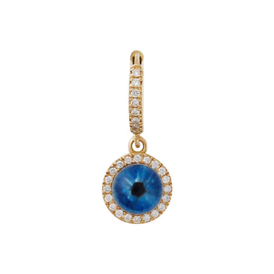 Deep Blue Eye Earrings XS - EVIL EYE - Ileana Makri store