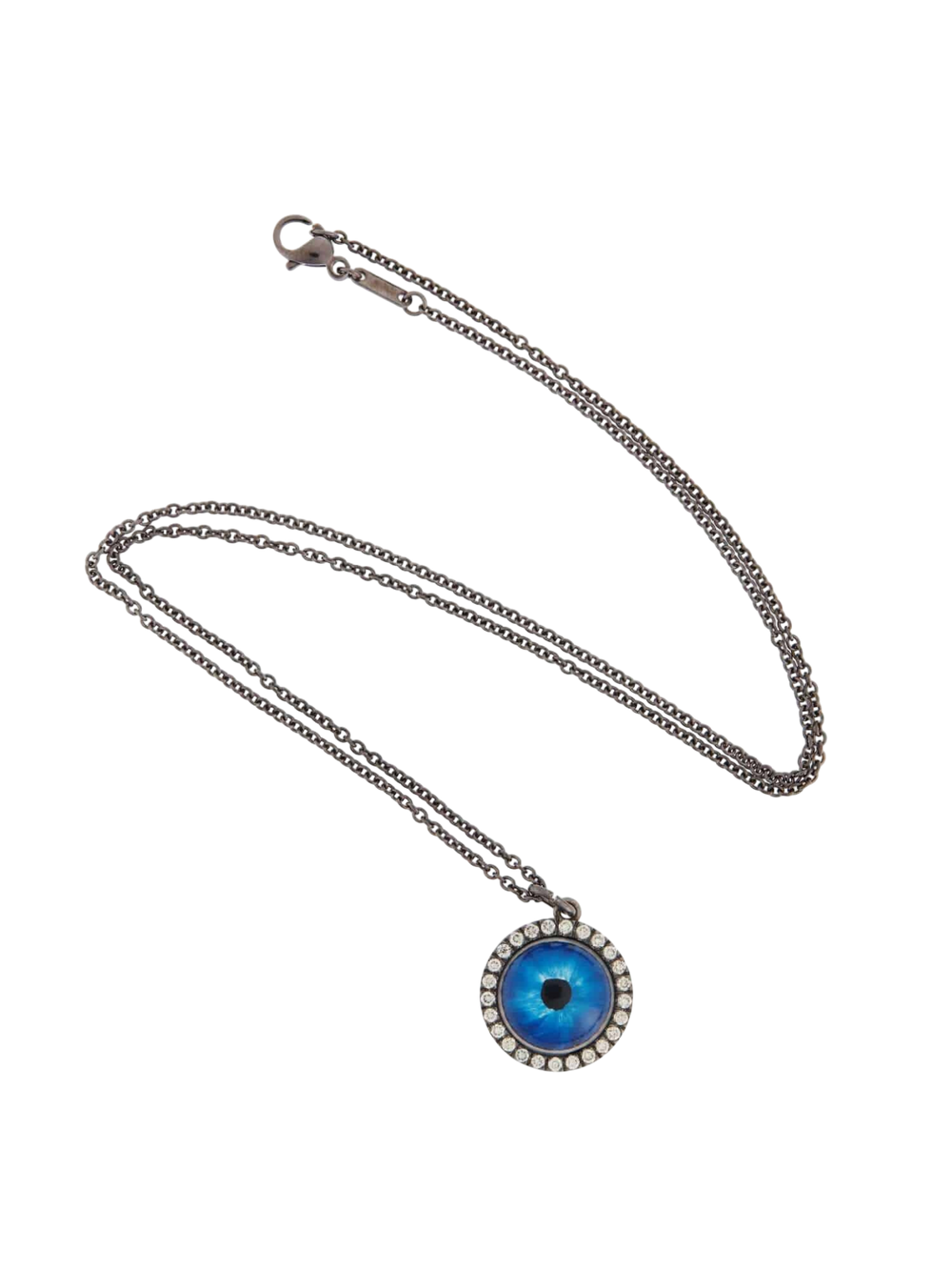 Deep Blue Glass Evil Eye W - OX - CHD - EVIL EYE - Ileana Makri
