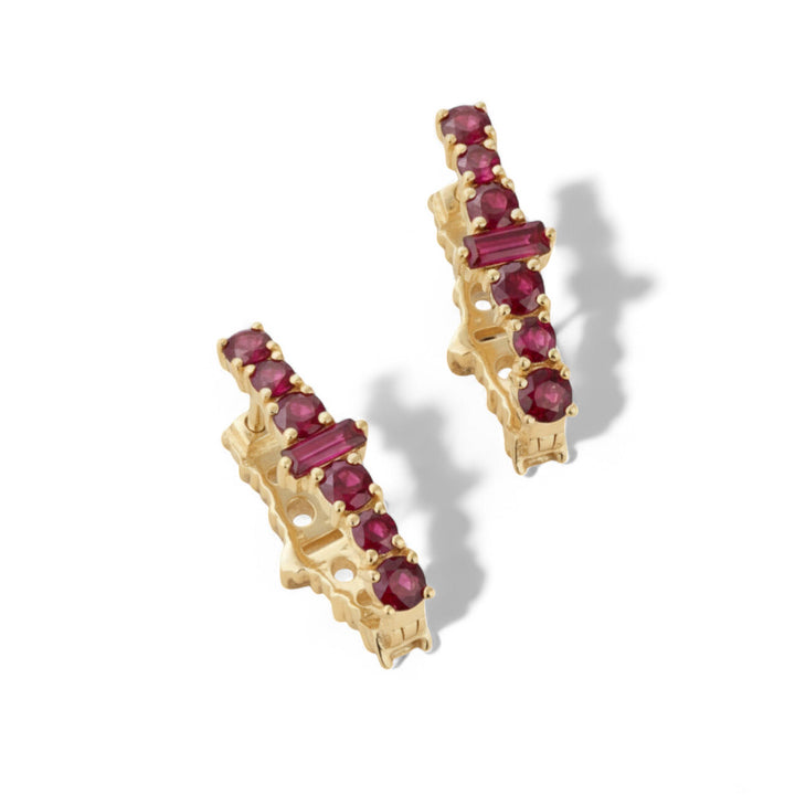 Oval Rivulet Hoops Y-RU