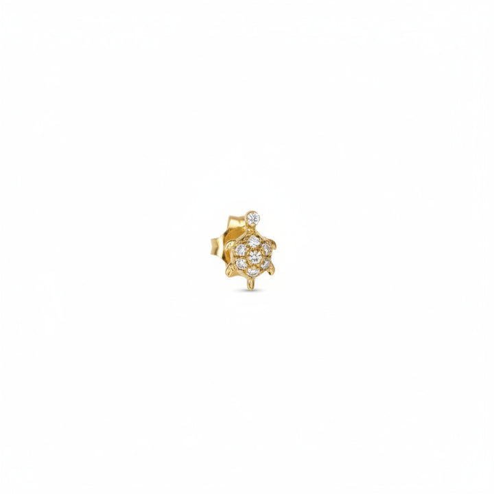 Diamond Turtle Stud