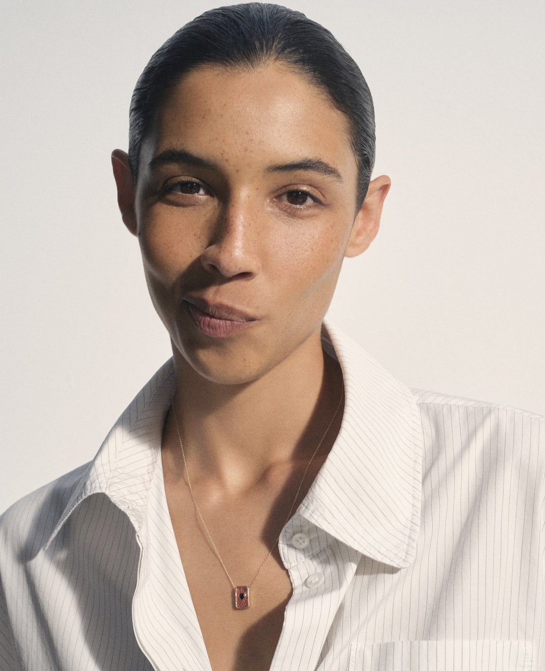 Deva Necklace Garnet