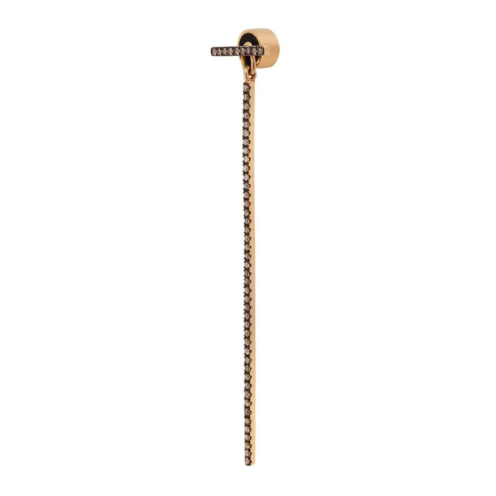 Diamond Bar Earrings Long P - Chd - Classic - Ileana Makri