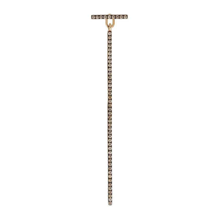 Diamond Bar Earrings Long P - Chd - Classic - Ileana Makri