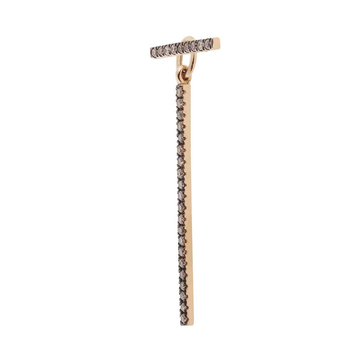 Diamond Bar Earrings Short P - Chd - Classic - Ileana Makri