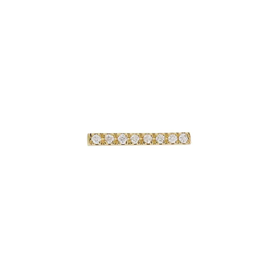 Diamond Bar Earrings Short Y - D - Classic - Ileana Makri
