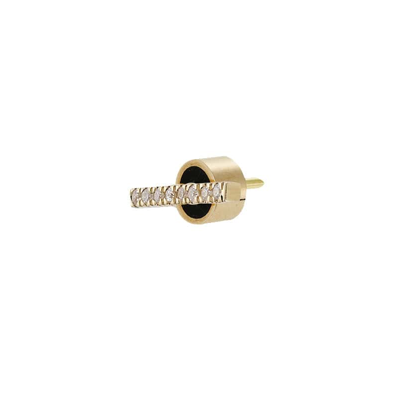 Diamond Bar Studs - Classic - Ileana Makri