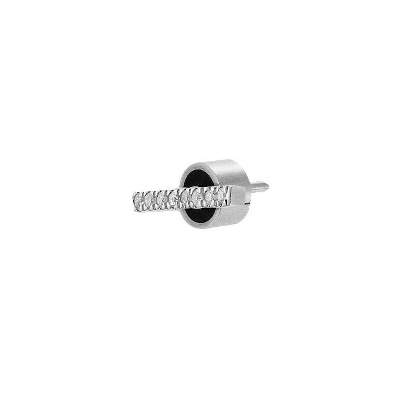Diamond Bar Studs - Classic - Ileana Makri