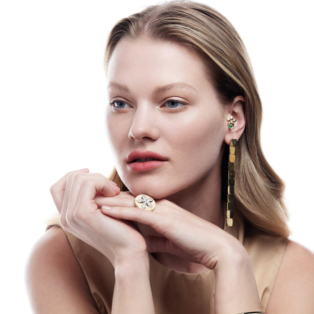 Diamond Bloom Ring - Blossom - Ileana Makri