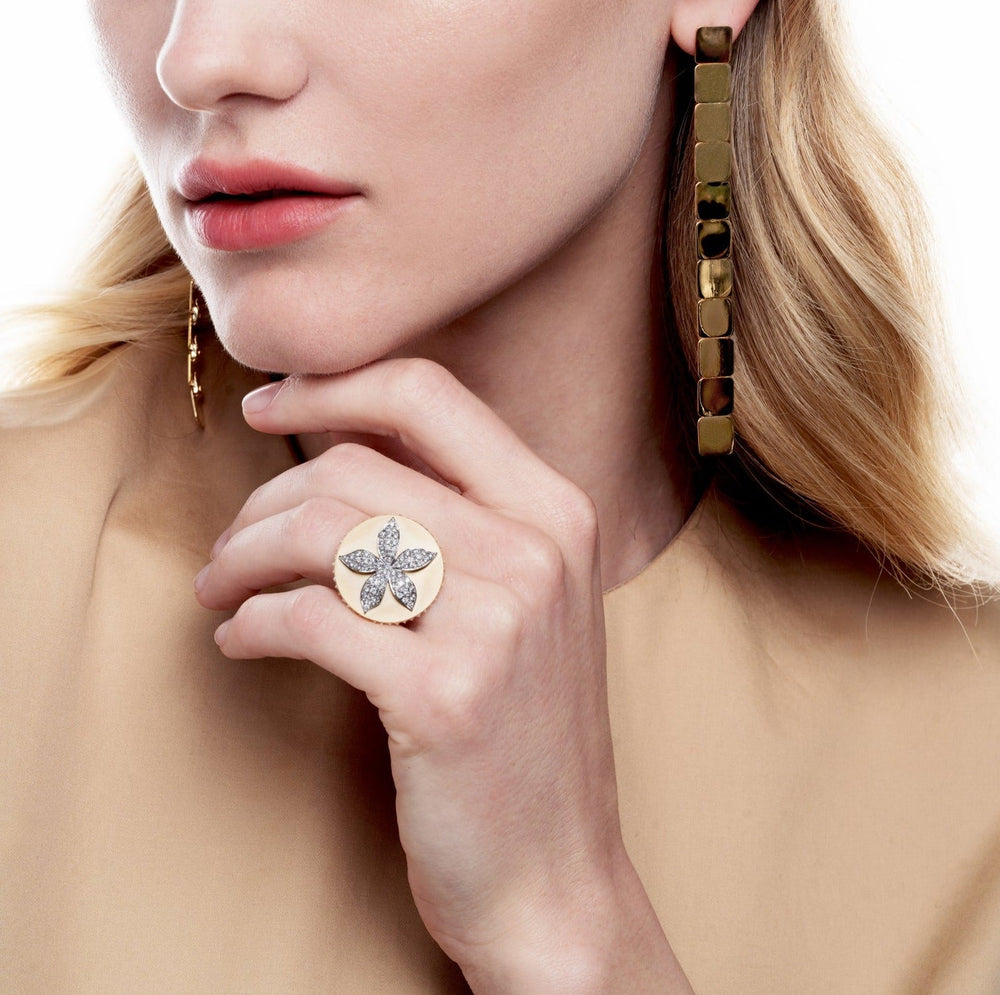Diamond Bloom Ring - Blossom - Ileana Makri