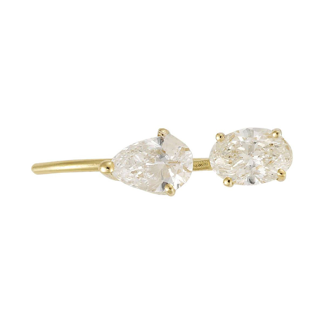 Diamond Branch - Oval & Pear - Deco - Ileana Makri